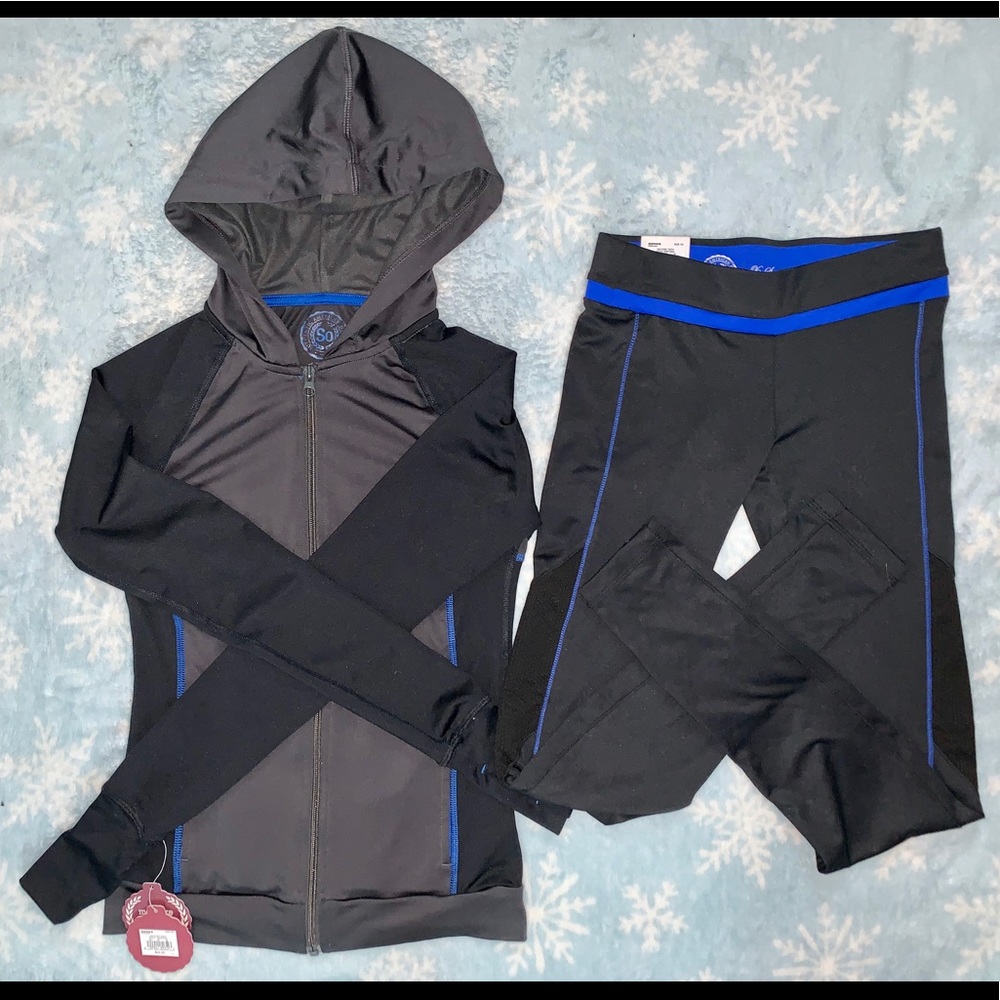 Junior’s sweater/leggings active wear set